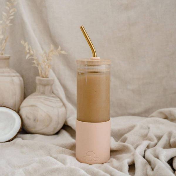 Soft Coral Smoothie Tumbler